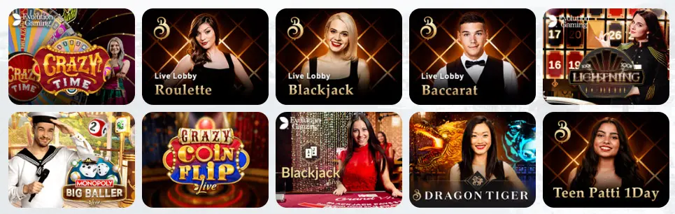 Jeux de casino en direct EUROPE777 Casino
