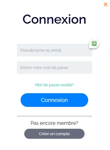 Connexion des membres du Europe777 Casino