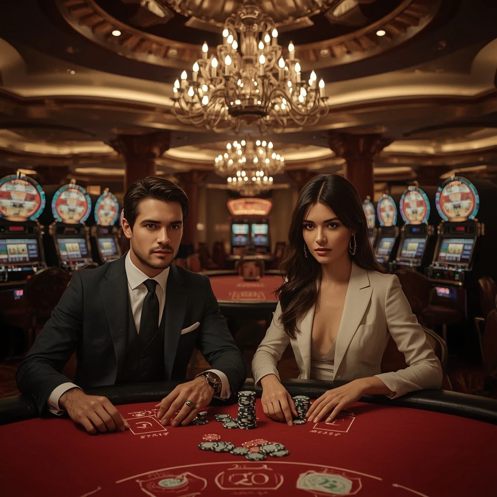 Deux joueurs de poker au Casino Europe777